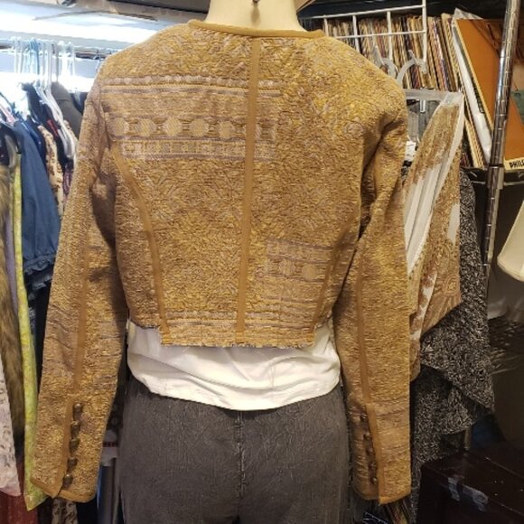 Free People Blouson Juliette Cropped Jacket M NWOT - Picture 5 of 7